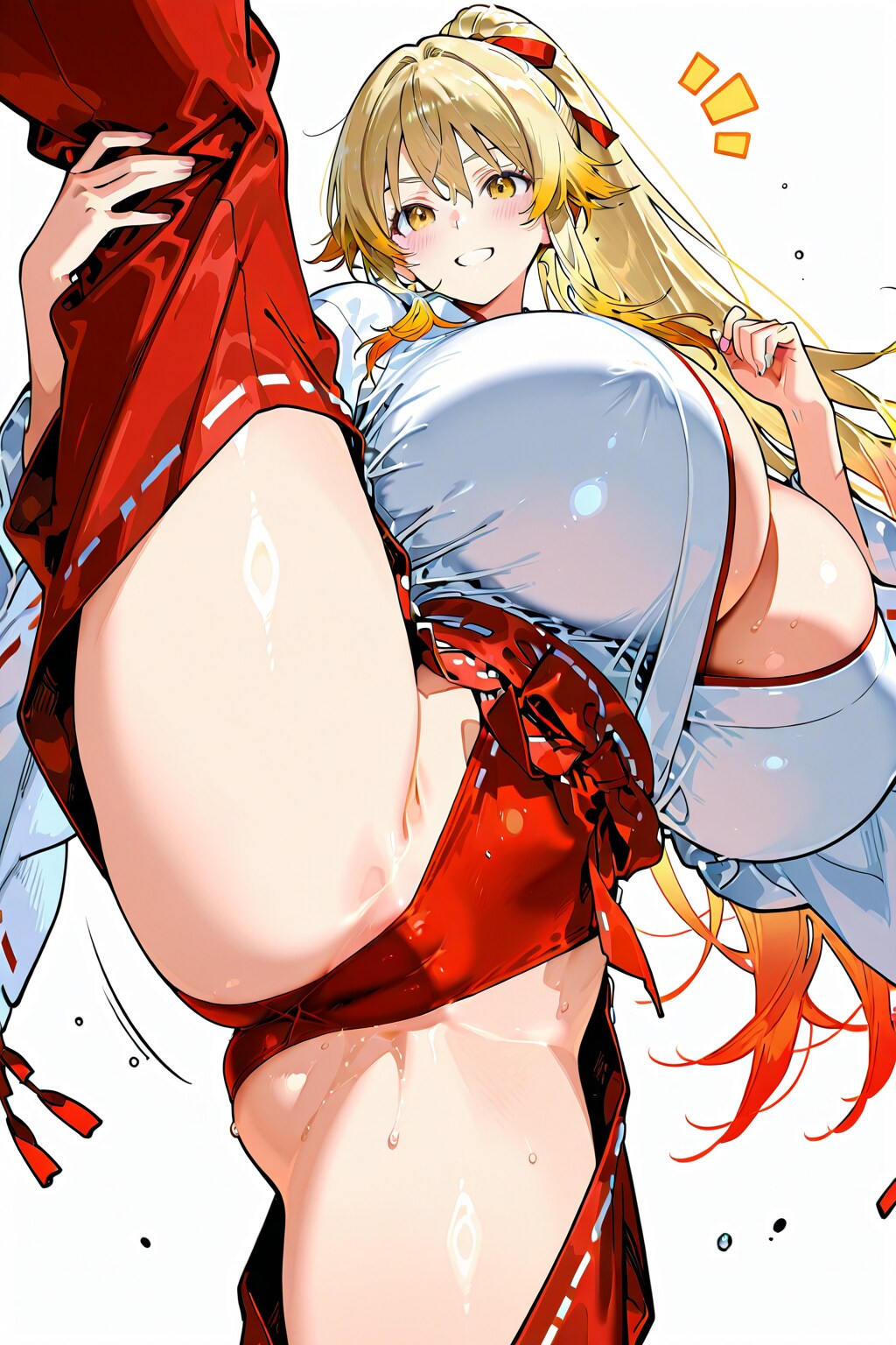見せつけ巫女