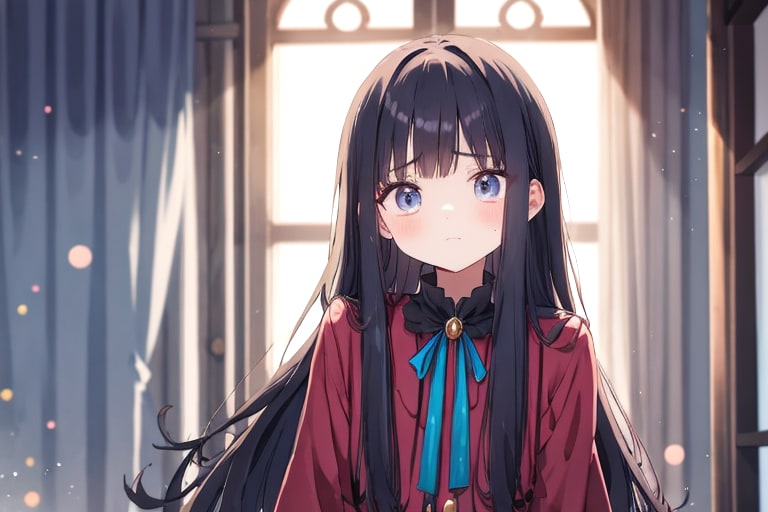 黒髪ロングヘア少女 | の人気AIイラスト・グラビア