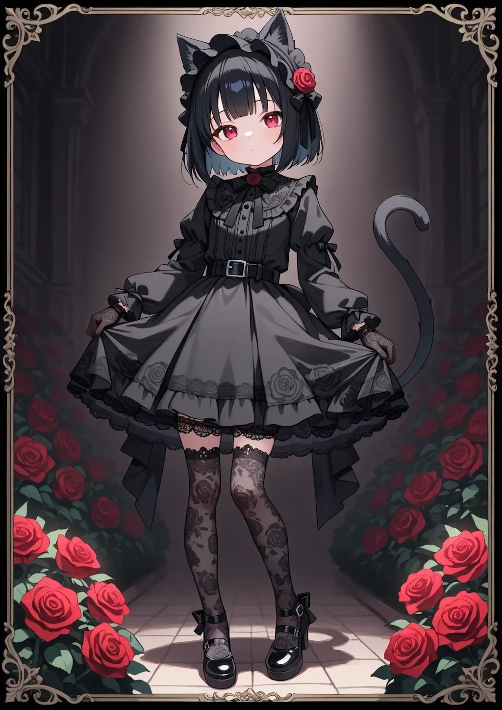 低年齢闇カワ妹ちゃん《RedFuku SeaArt》