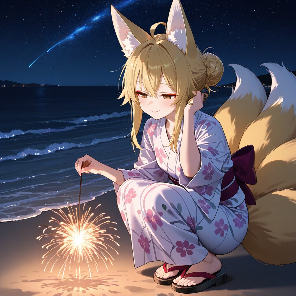 8/7　おもちゃ花火の日 | の人気AIイラスト・グラビア