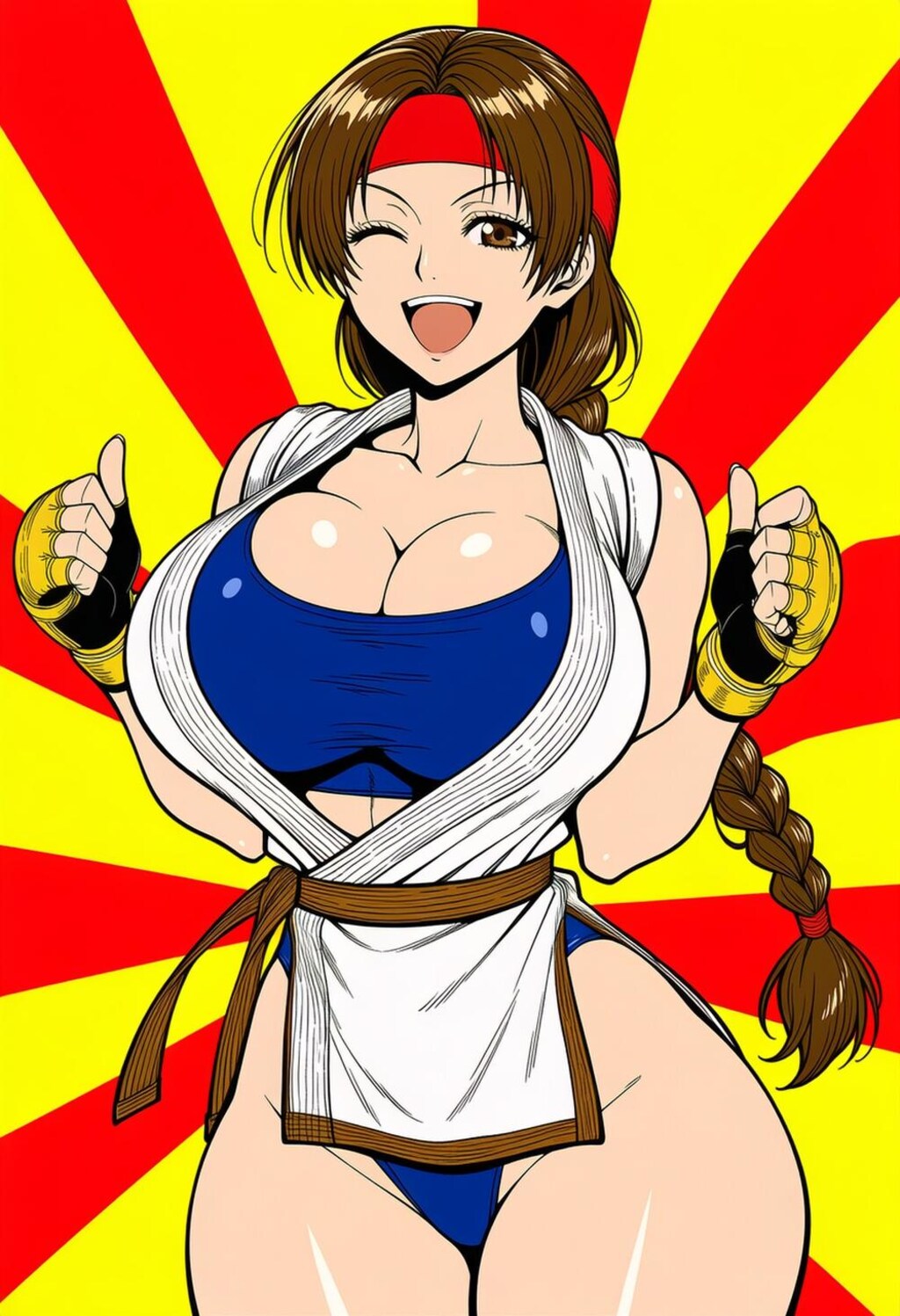 カラテコスプレ格闘人妻