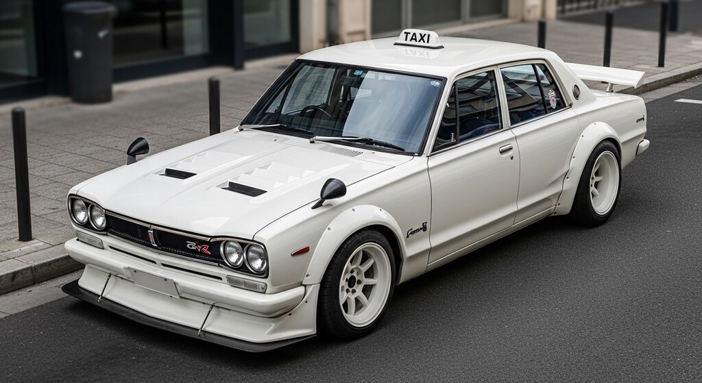 スカイラインセダンタクシーのドリ車