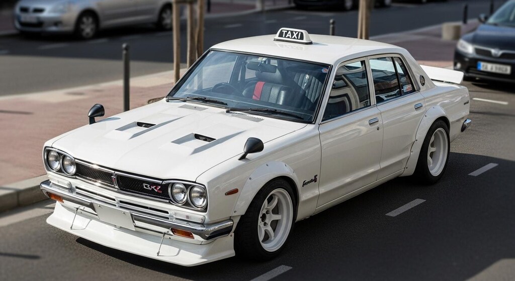 スカイラインセダンタクシーのドリ車