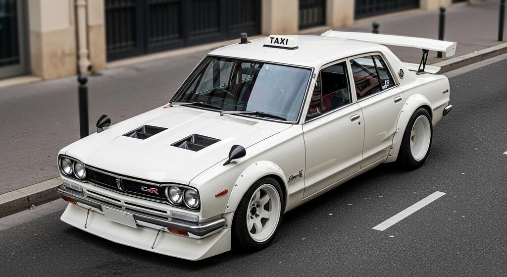 スカイラインセダンタクシーのドリ車
