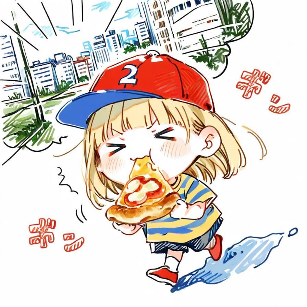 大人も子供も、メイドちゃんも( >ω<)🍕✨