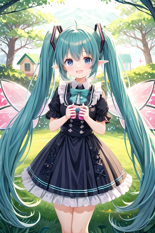 フェアリーミクちゃん3 | の人気AIイラスト・グラビア