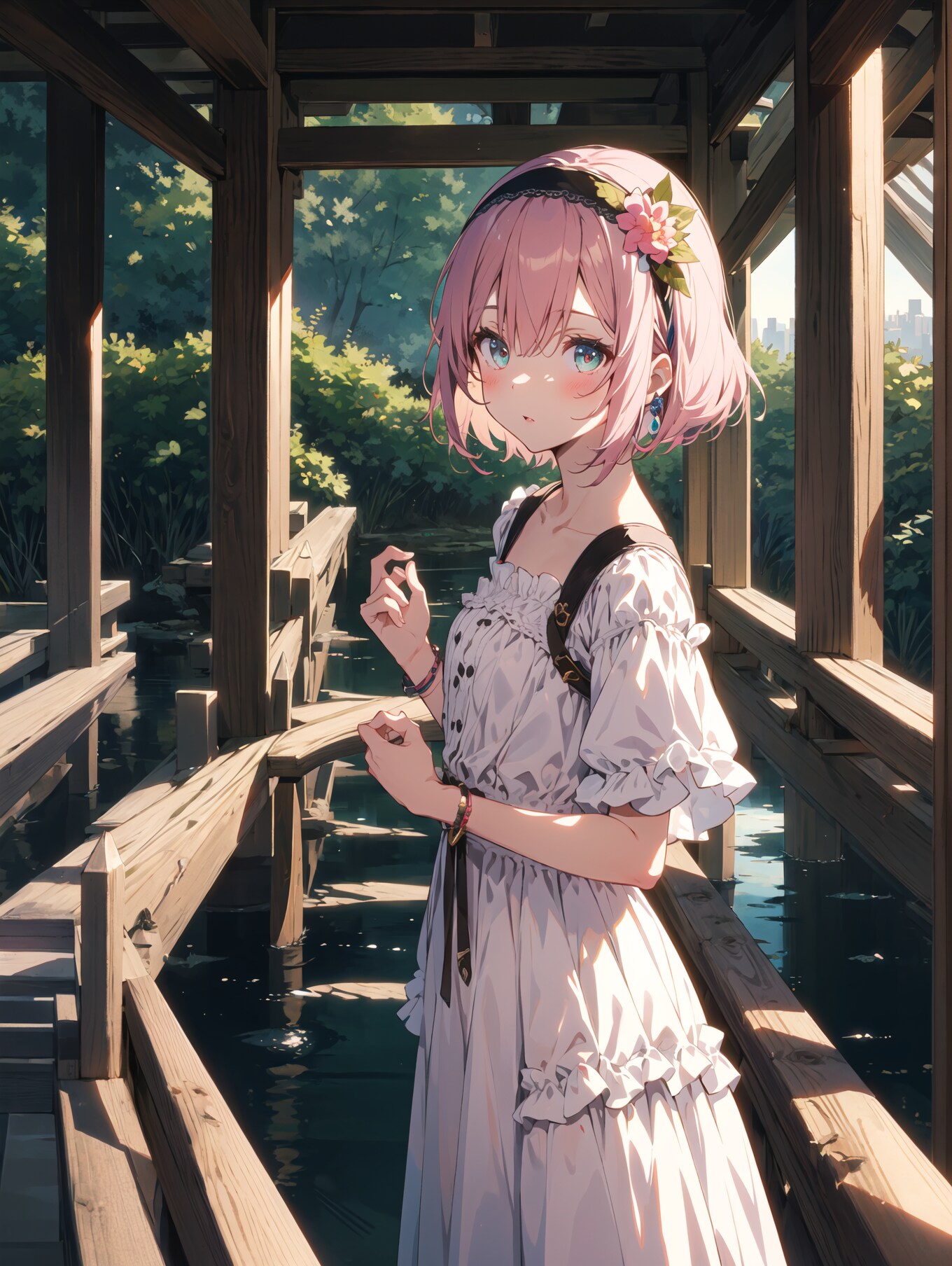 涼しいですね、ここ