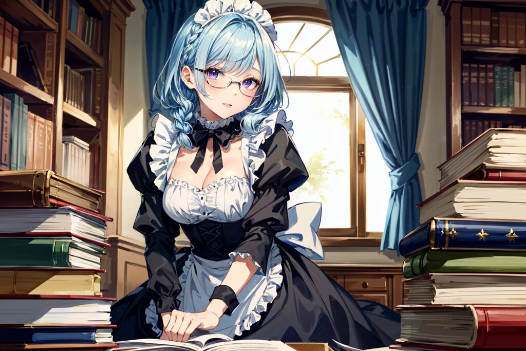 メイドさんと読書