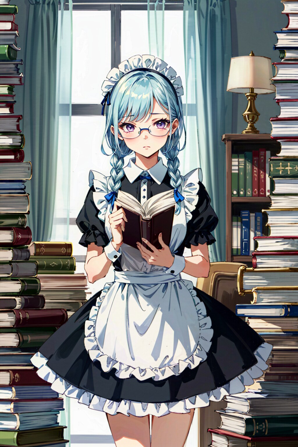 メイドさんと読書