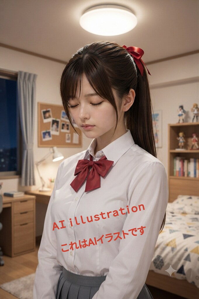 初恋のポニーテール美少女 | の人気AIイラスト・グラビア