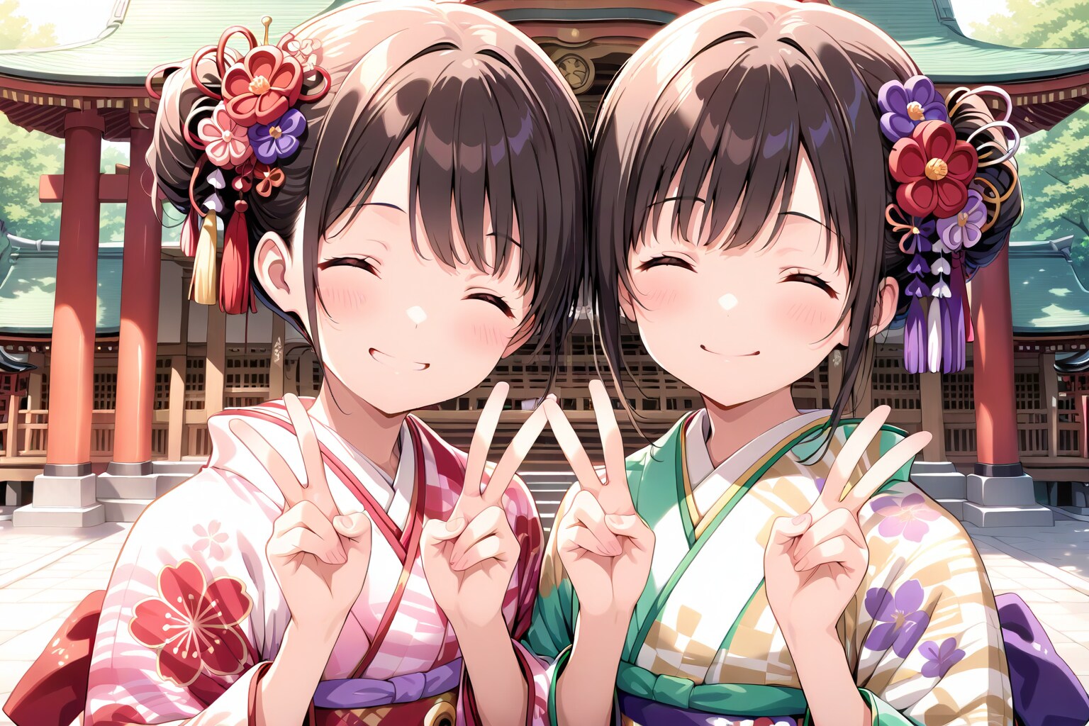 初詣 | の人気AIイラスト・グラビア