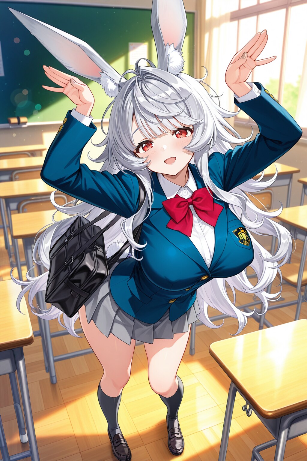 【このキャラ使用可】モフモフ兎耳のうさ子（兎野歩夢）ちゃん