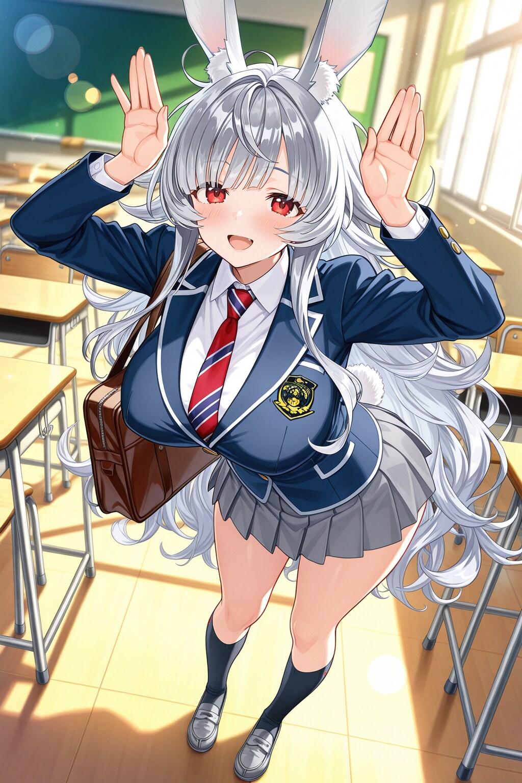 【このキャラ使用可】モフモフ兎耳のうさ子（兎野歩夢）ちゃん