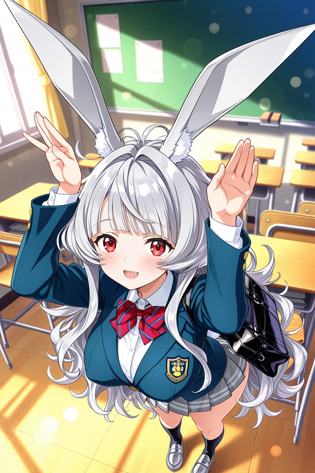 【このキャラ使用可】モフモフ兎耳のうさ子（兎野歩夢）ちゃん