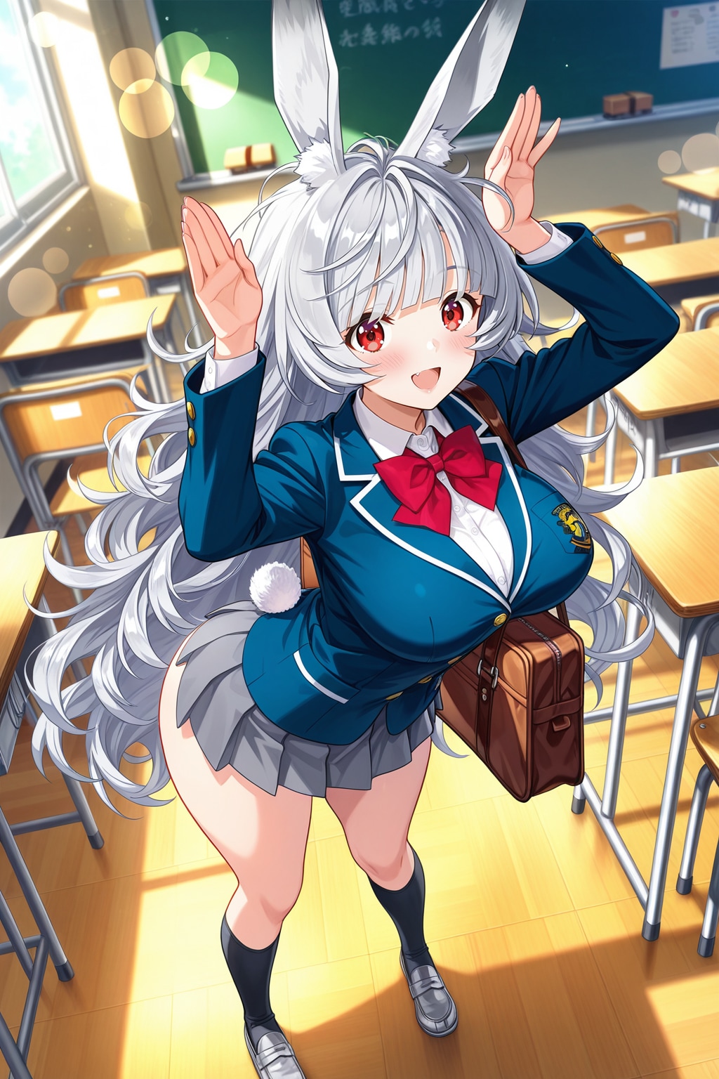 【このキャラ使用可】モフモフ兎耳のうさ子（兎野歩夢）ちゃん