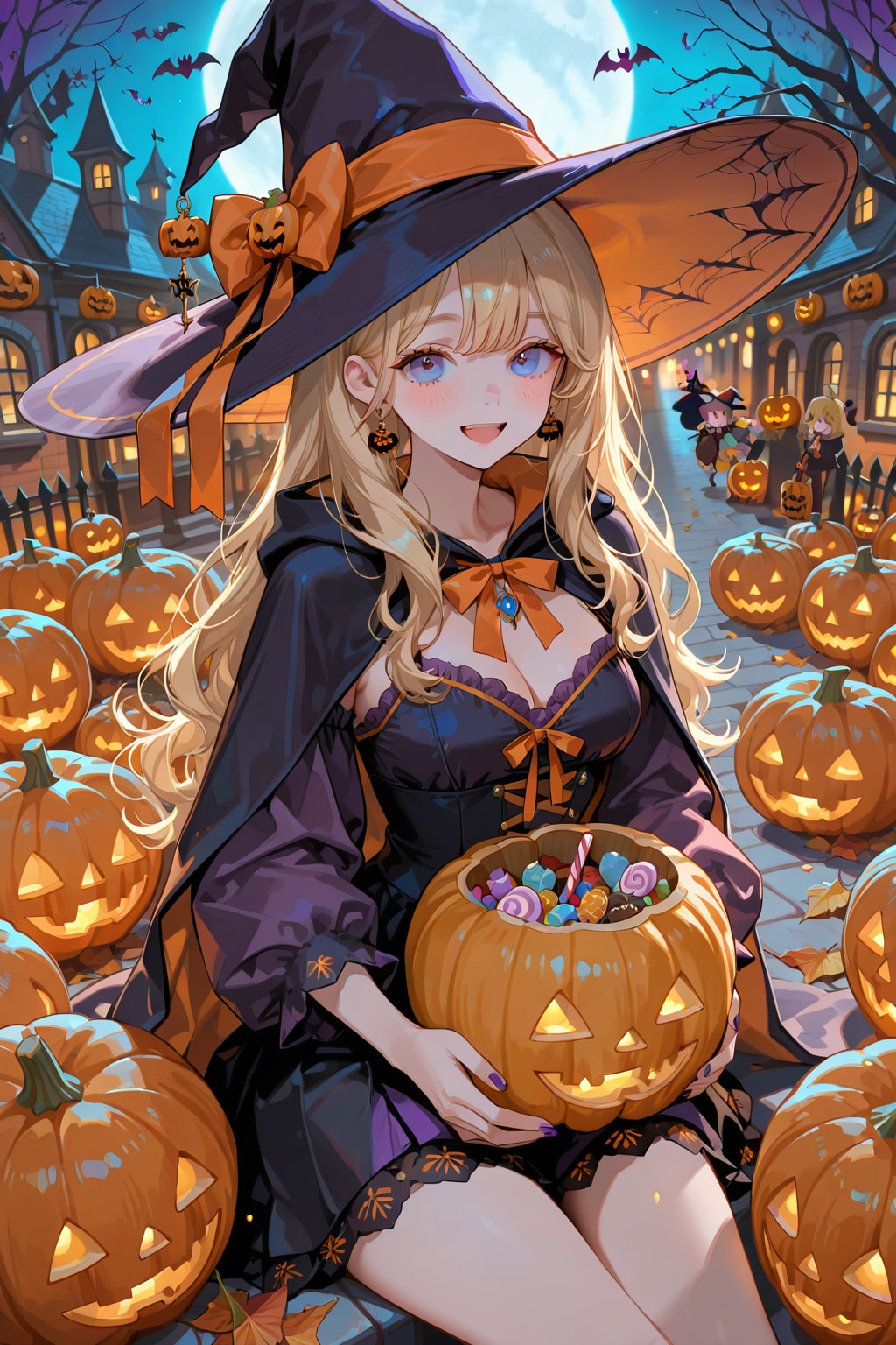 ハロウィンの魔女 | の人気AIイラスト・グラビア