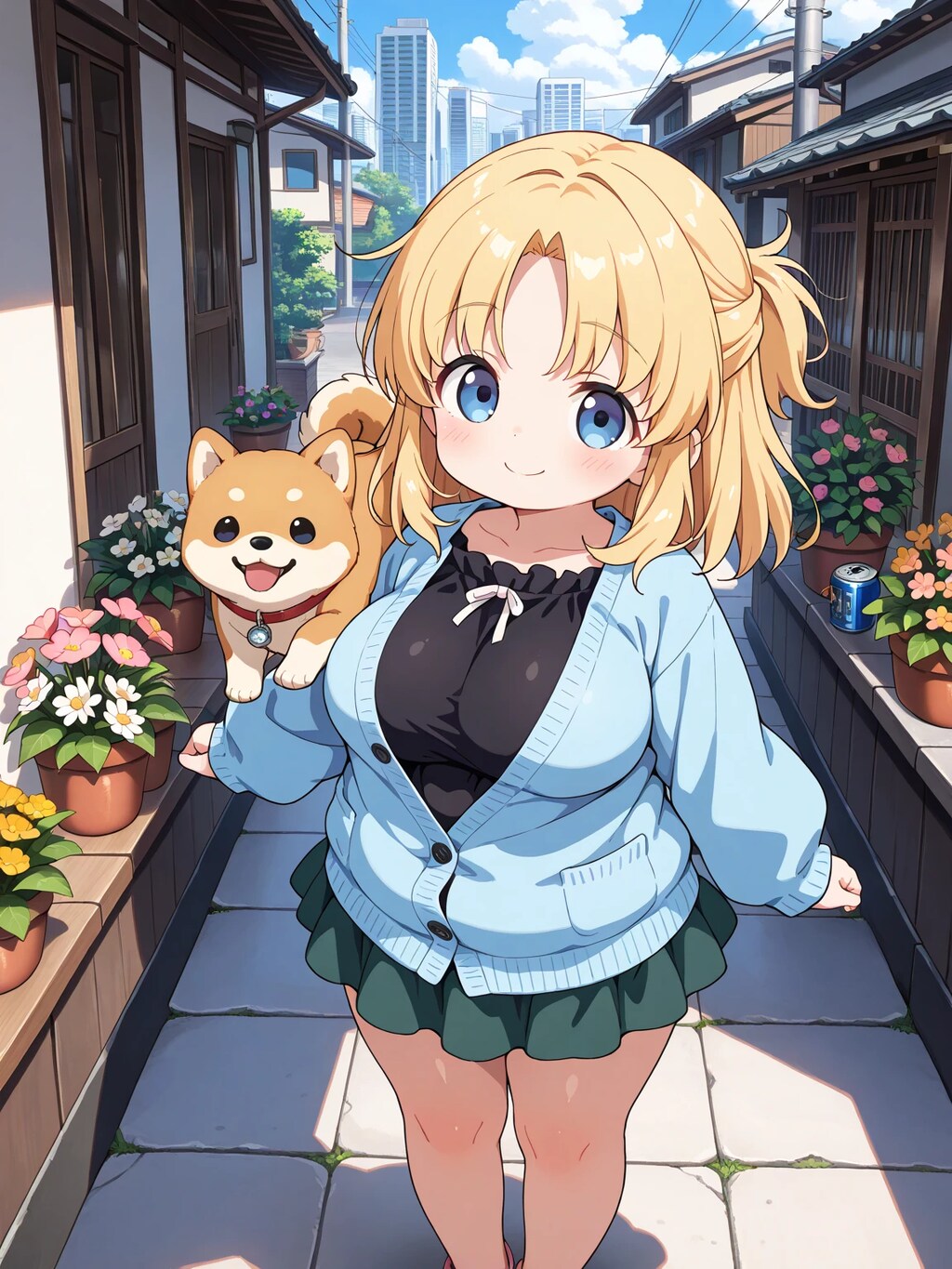 まりあちゃんとわんこ