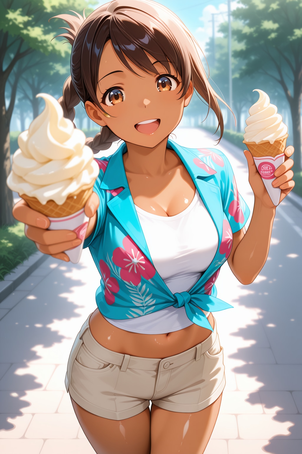 誰かアイス買ってきてー