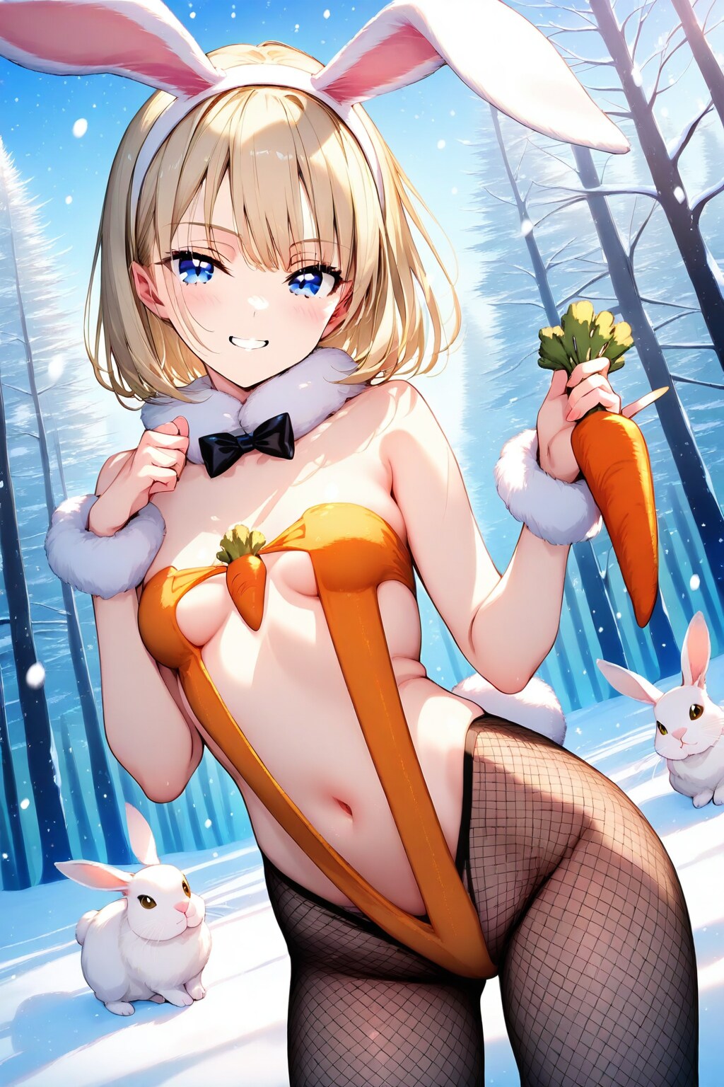 人参LOVEなバニーちゃん