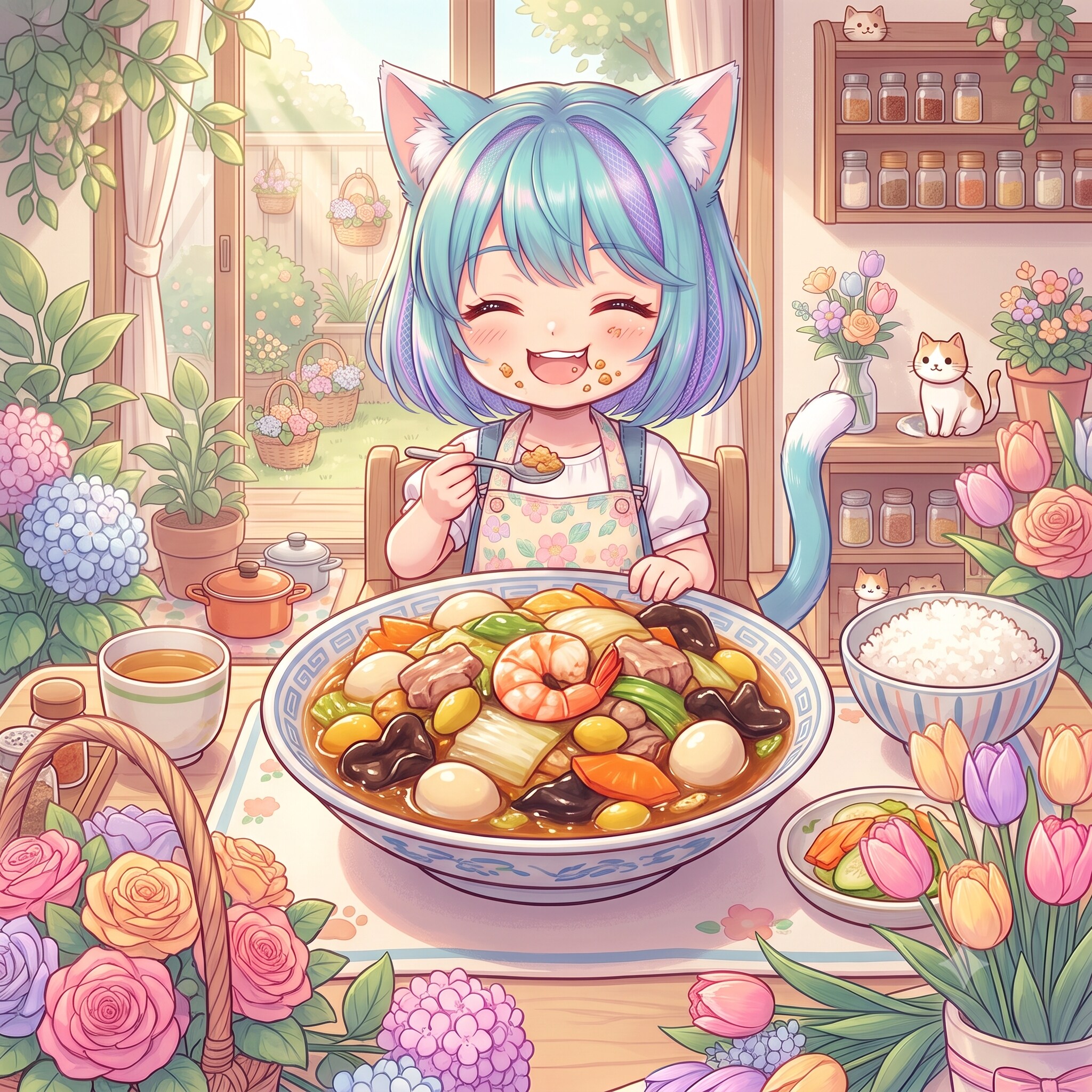 今日のお昼は八宝菜です