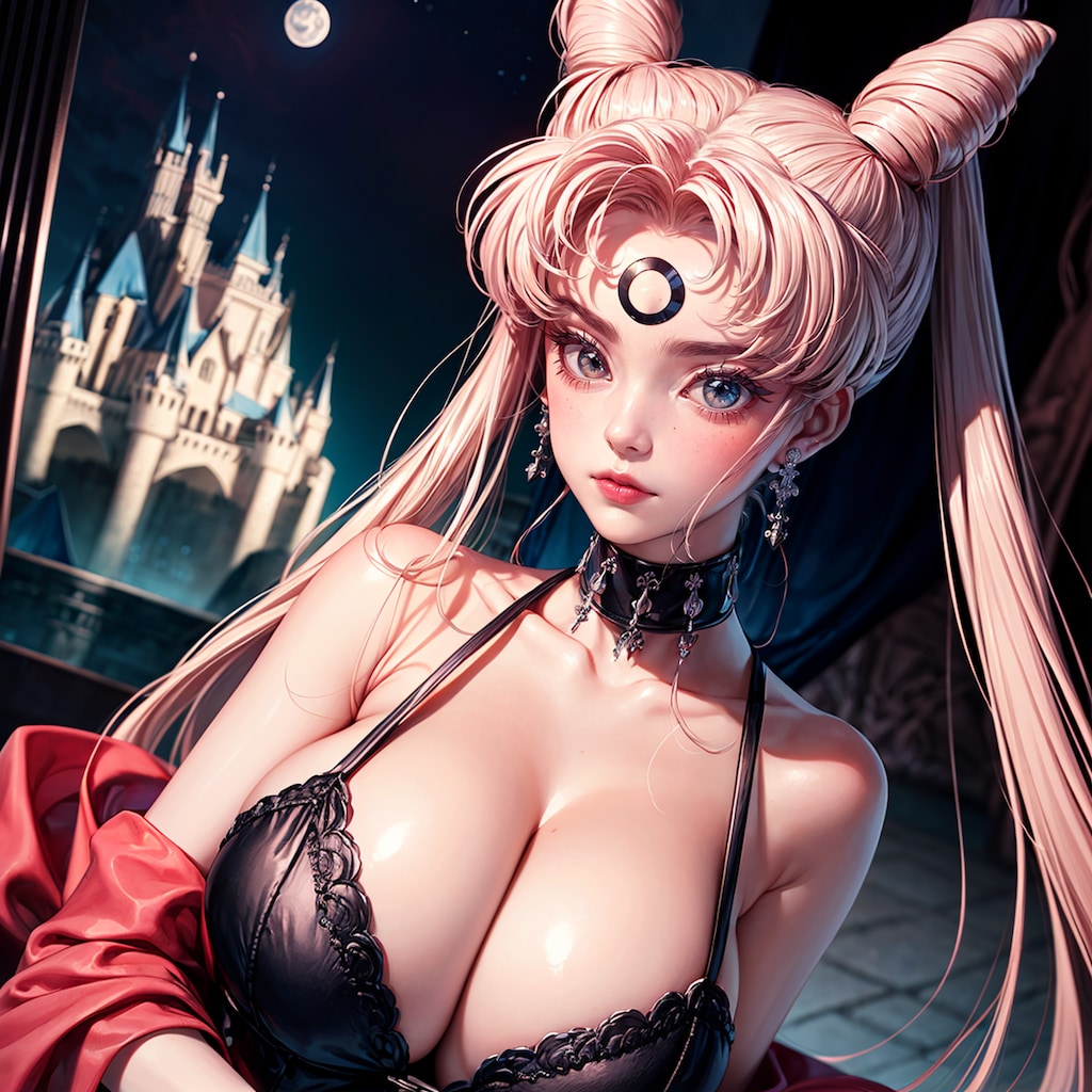 美少女戦士セーラームーンに登場するセクシーでダークな「ちびうさ」