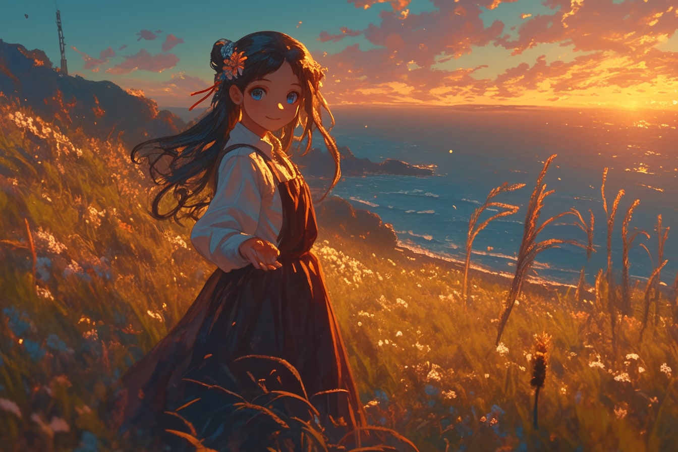 夕暮れのおだんごちゃん🍡✨182
