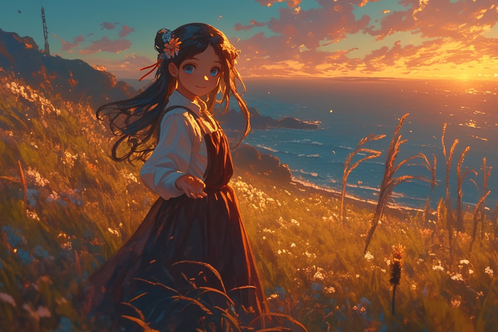 夕暮れのおだんごちゃん🍡✨182