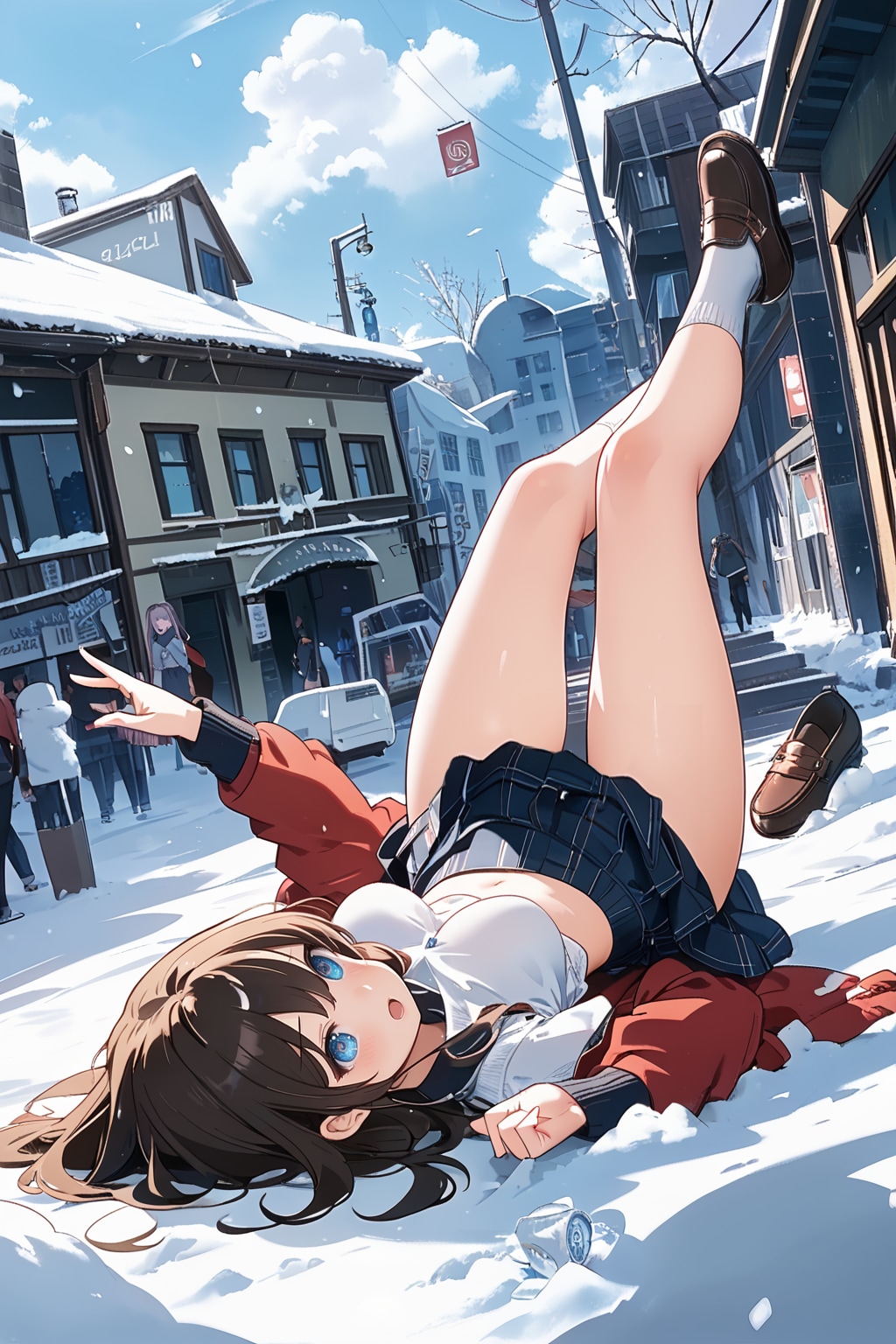 30000いいねに感謝 雪道注意 全年齢版