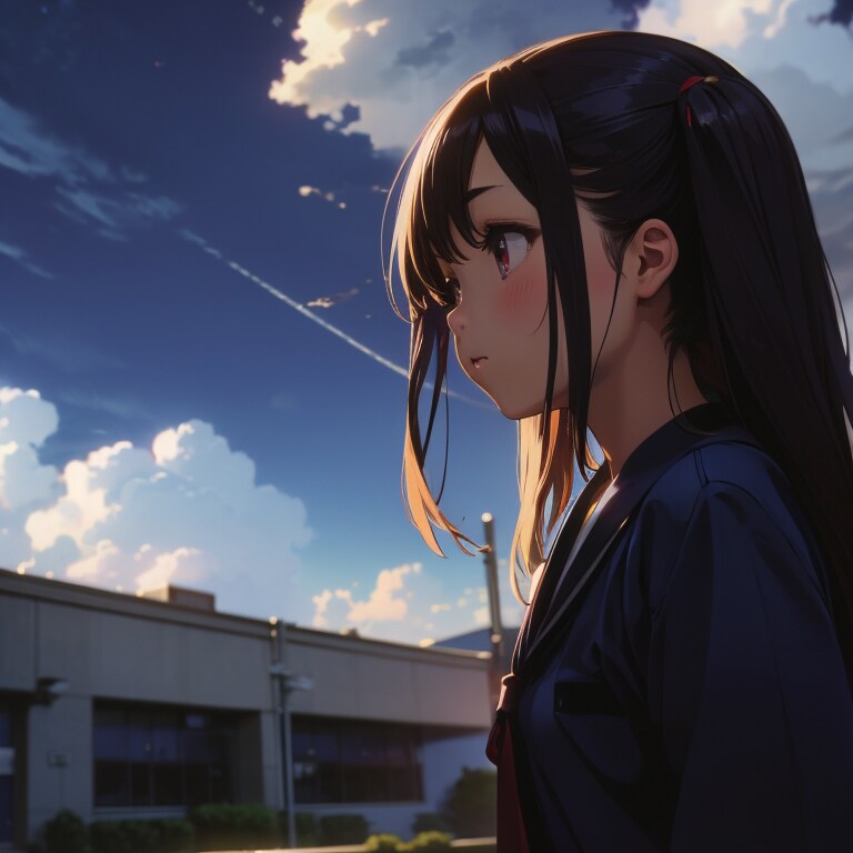 The sky when I set off on my journey | の人気AIイラスト・グラビア