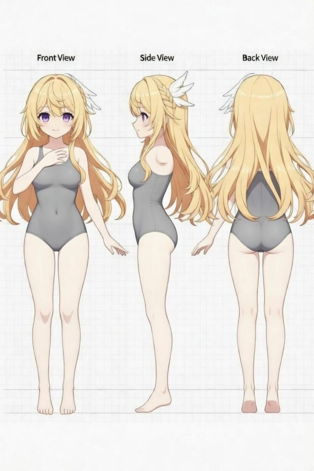 桜並木を歩く三人 ― 春光に溶けるフォトリアルアニメ融合