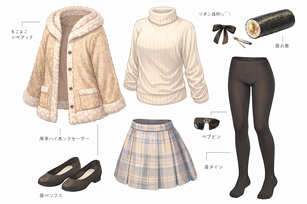 桜並木を歩く三人 ― 春光に溶けるフォトリアルアニメ融合