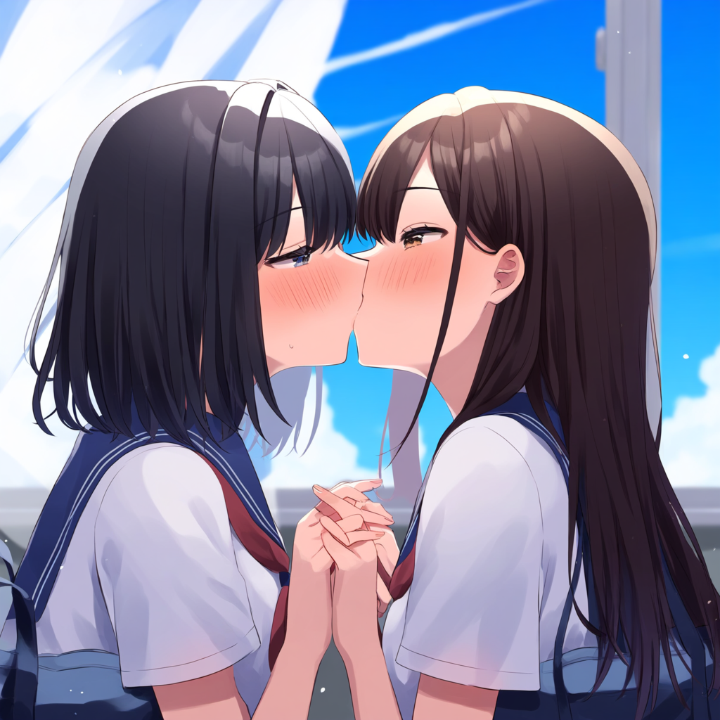 理想　挨拶がキス