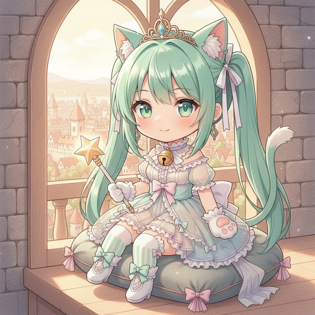 みどツイにゃん。猫姫 | の人気AIイラスト・グラビア