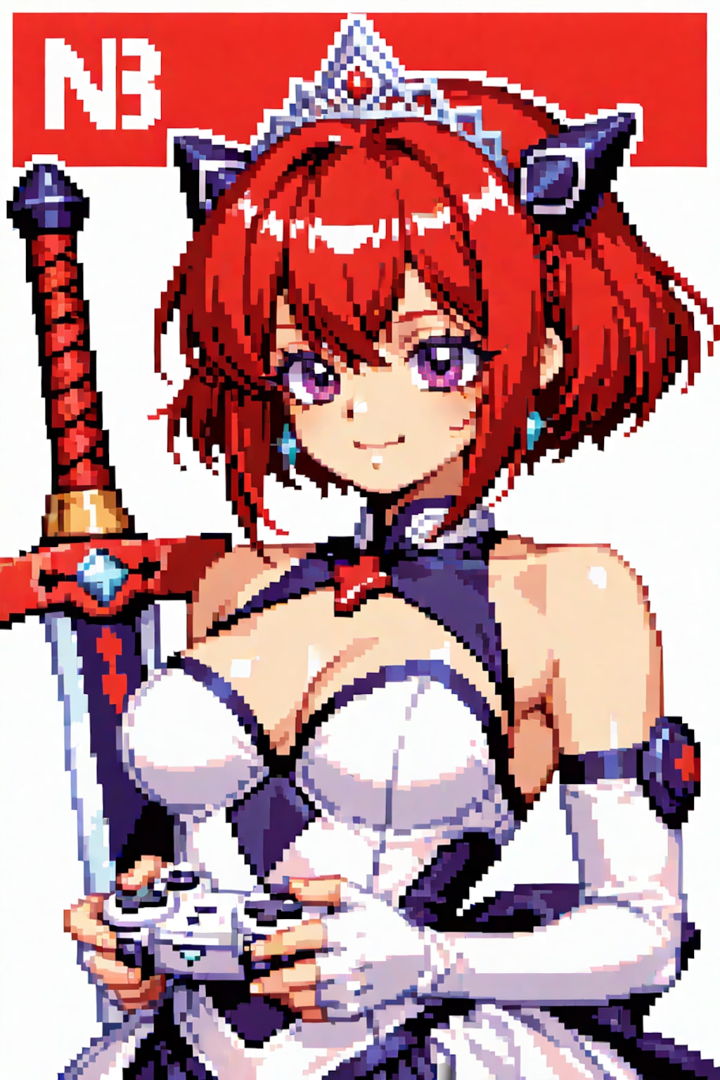 ネ○ジオ風？架空格ゲーの戦う！姫キャラ♪