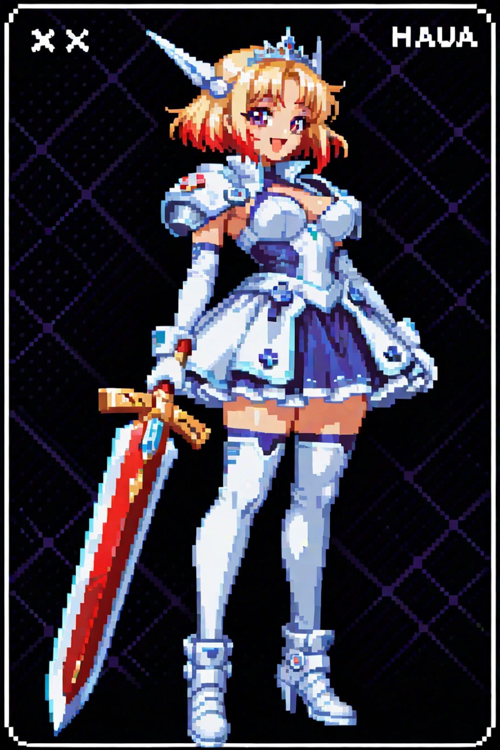 ネ○ジオ風？架空格ゲーの戦う！姫キャラ♪