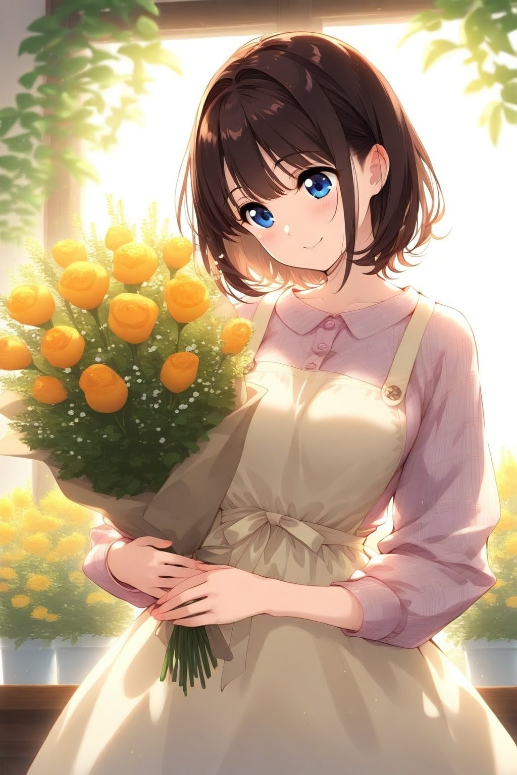 花屋さん☆ひかり | の人気AIイラスト・グラビア