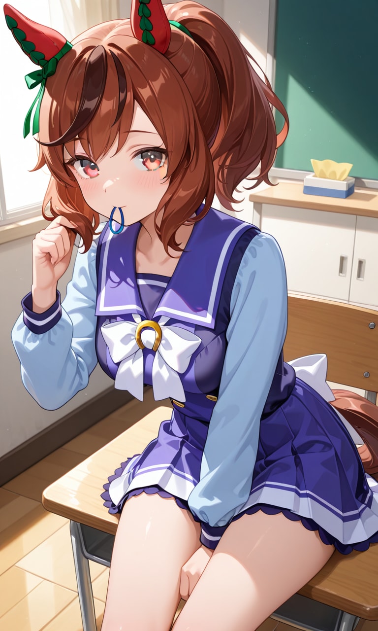 ポニーテールに挑戦してみるネイチャさん | の人気AIイラスト・グラビア