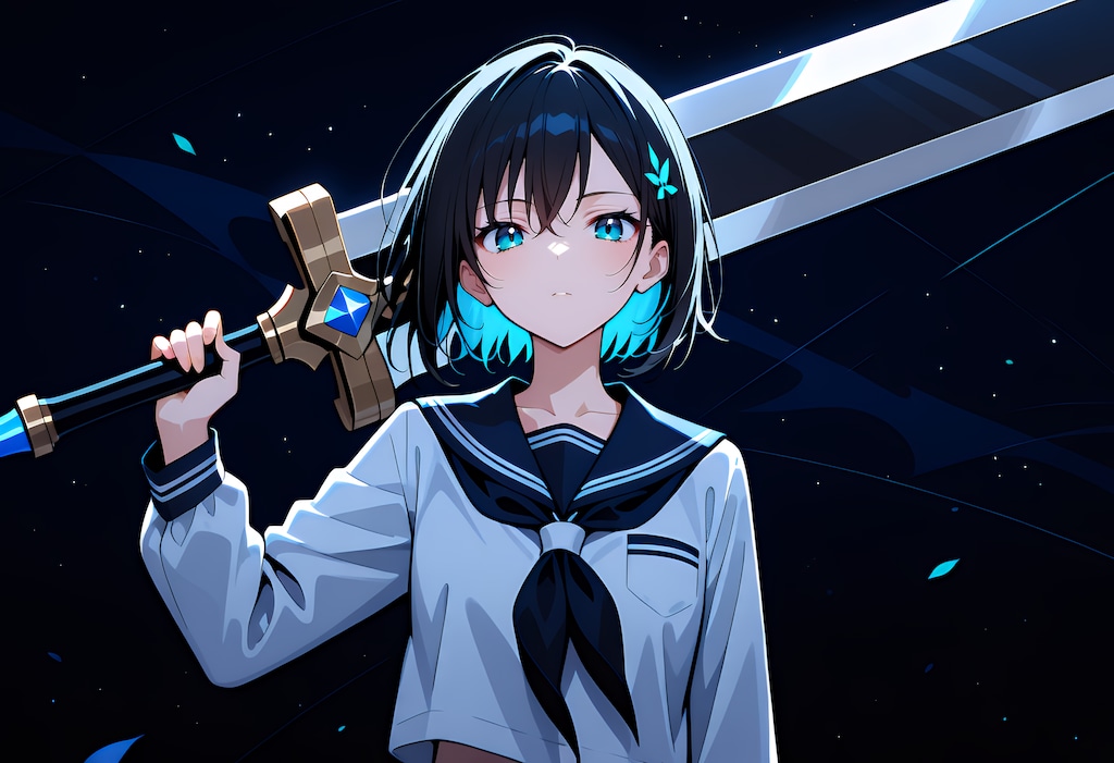 か弱い女に巨大武器