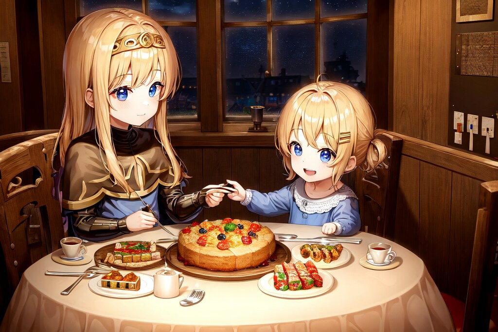 ある家の夕食風景