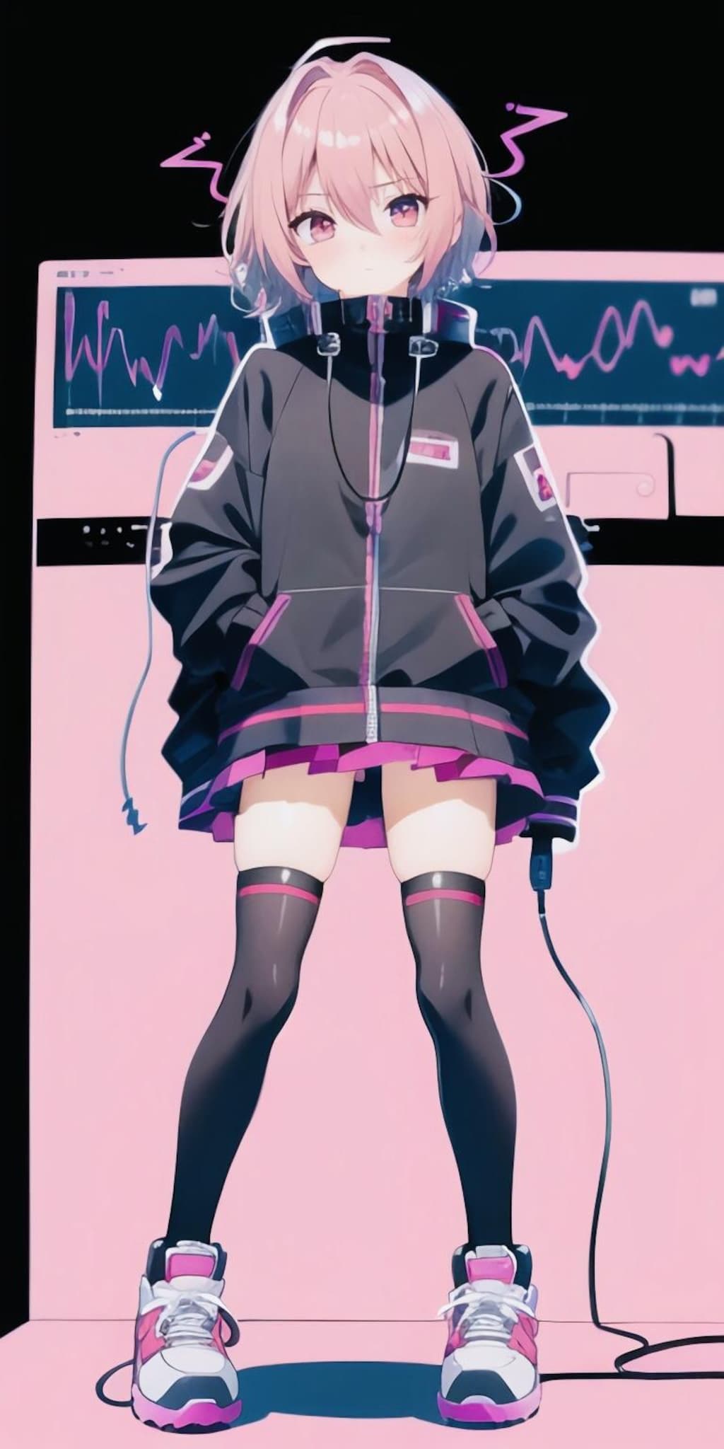 ニーハイ心電図ちゃん