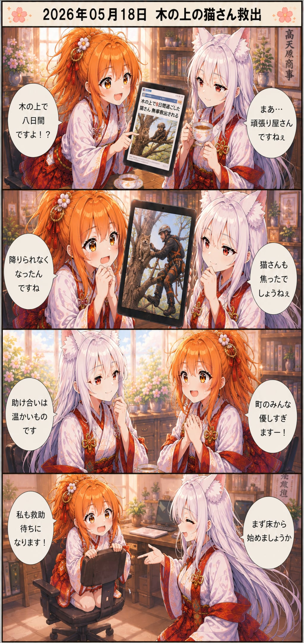 毎日漫画　10時　ほっこりニュース
