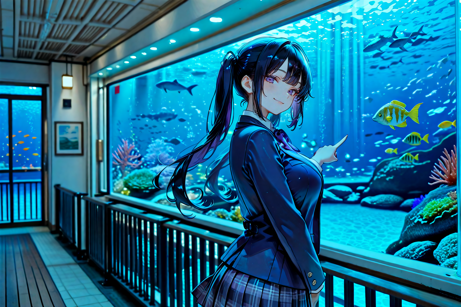 水族館デート | の人気AIイラスト・グラビア