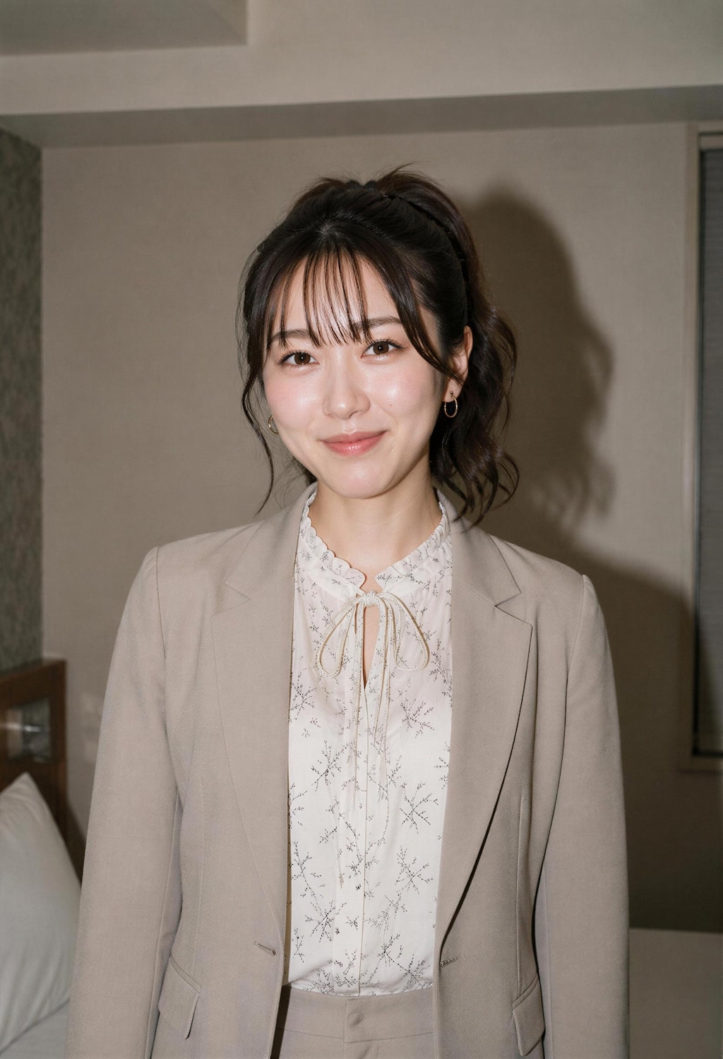 普通のアンケートと騙されて怪しい撮影をされたお堅い仕事の女性