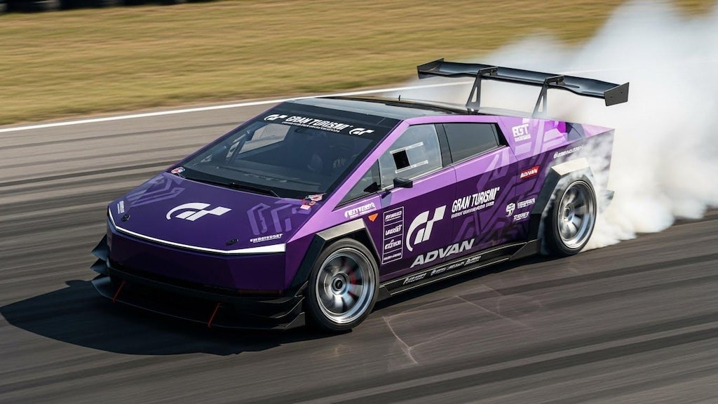 グランツーリスモテスラサイバートラックのドリ車