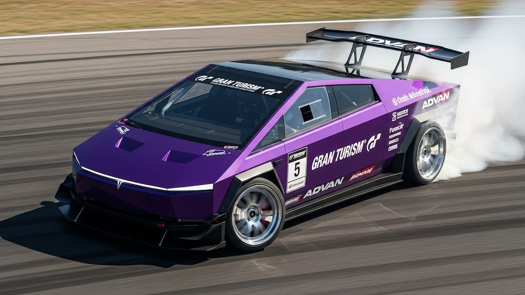 グランツーリスモテスラサイバートラックのドリ車