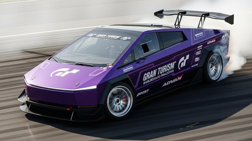 グランツーリスモテスラサイバートラックのドリ車