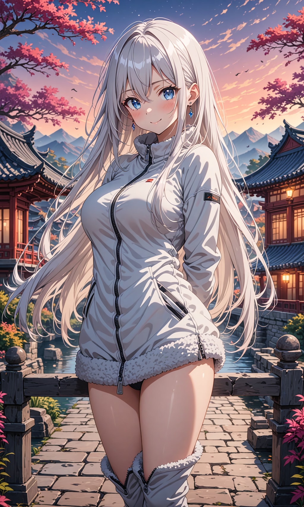 夕闇に染まりて