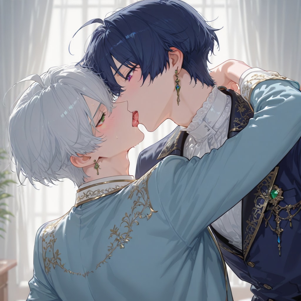 ﾝ …❤ﾝ…❤ ( ｡-( //// ) ﾁｭｯ❤ﾁｭ❤