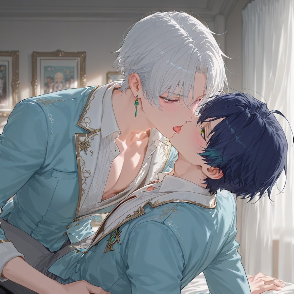 ﾝ …❤ﾝ…❤ ( ｡-( //// ) ﾁｭｯ❤ﾁｭ❤