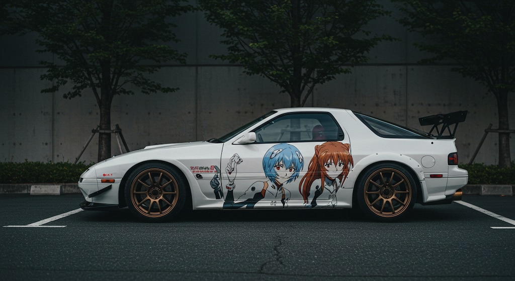 新世紀エヴァンゲリオン痛車FC3S